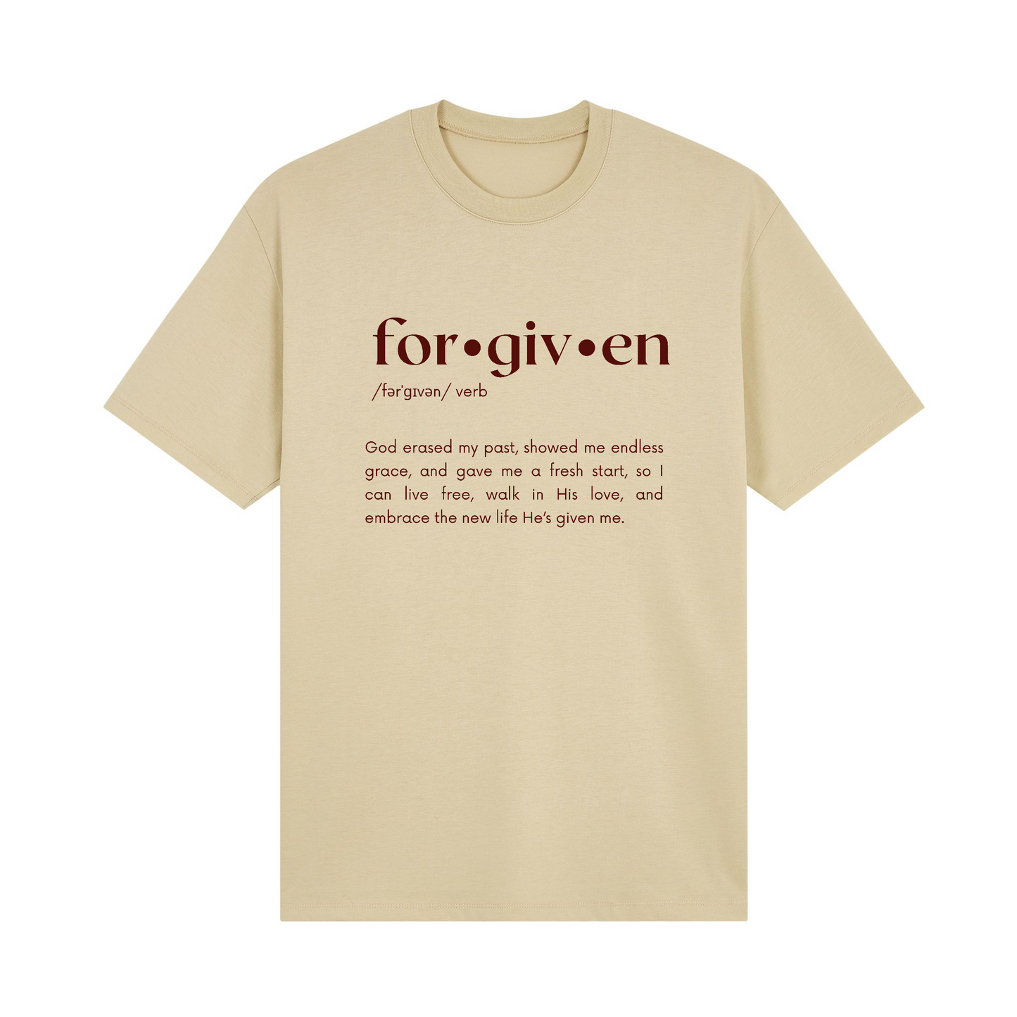 "Forgiven" Basic Shirt - Christian Apparel