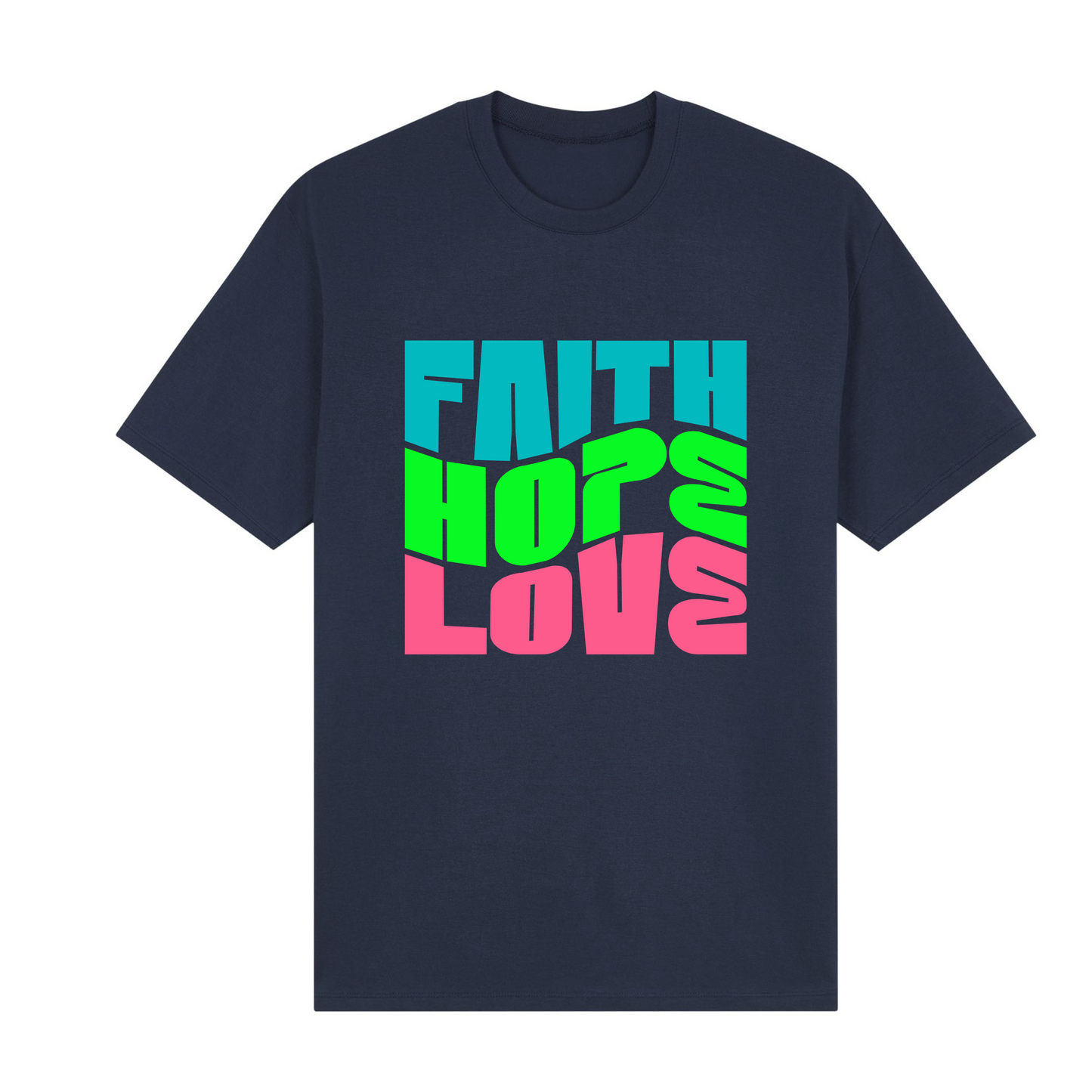 "Faith Hope Love" Basic Shirt - Christian Apparel