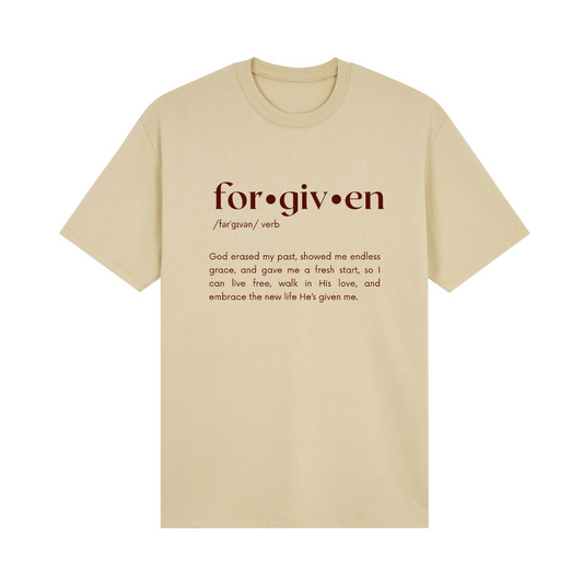 "Forgiven" Basic Shirt - Christian Apparel